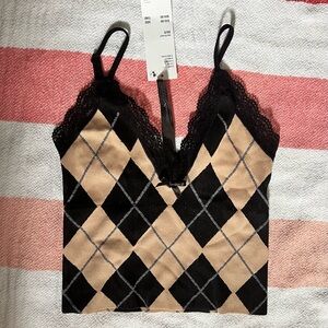 Out From Under Jacquard Seamless Tank Top